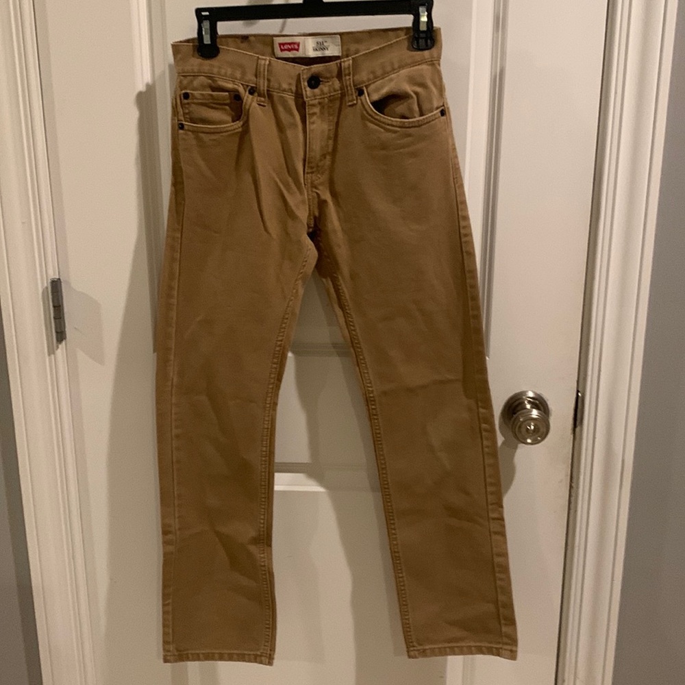 Tan Corduroy Levi’s Size 14 R Skinny Boys